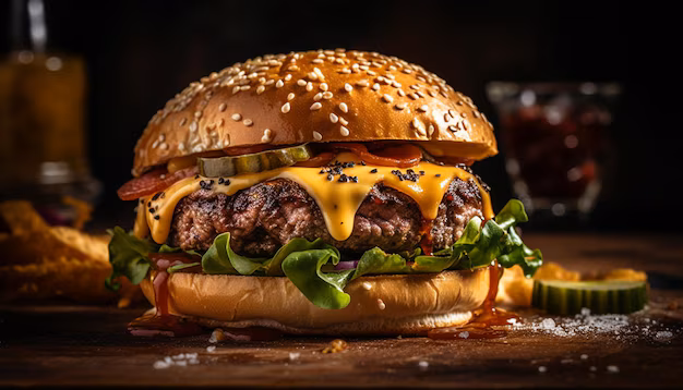 Burger phô mai